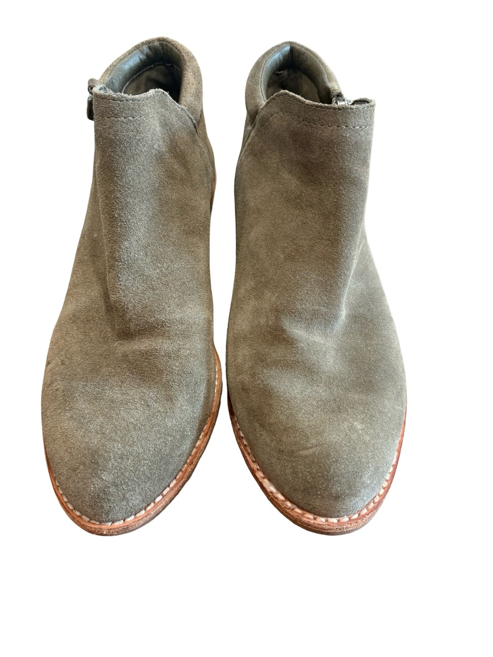 Women’s Suede Booties in grayish- beige